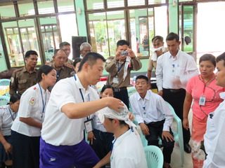 ミャンマー赤十字社の救急法指導者研修会