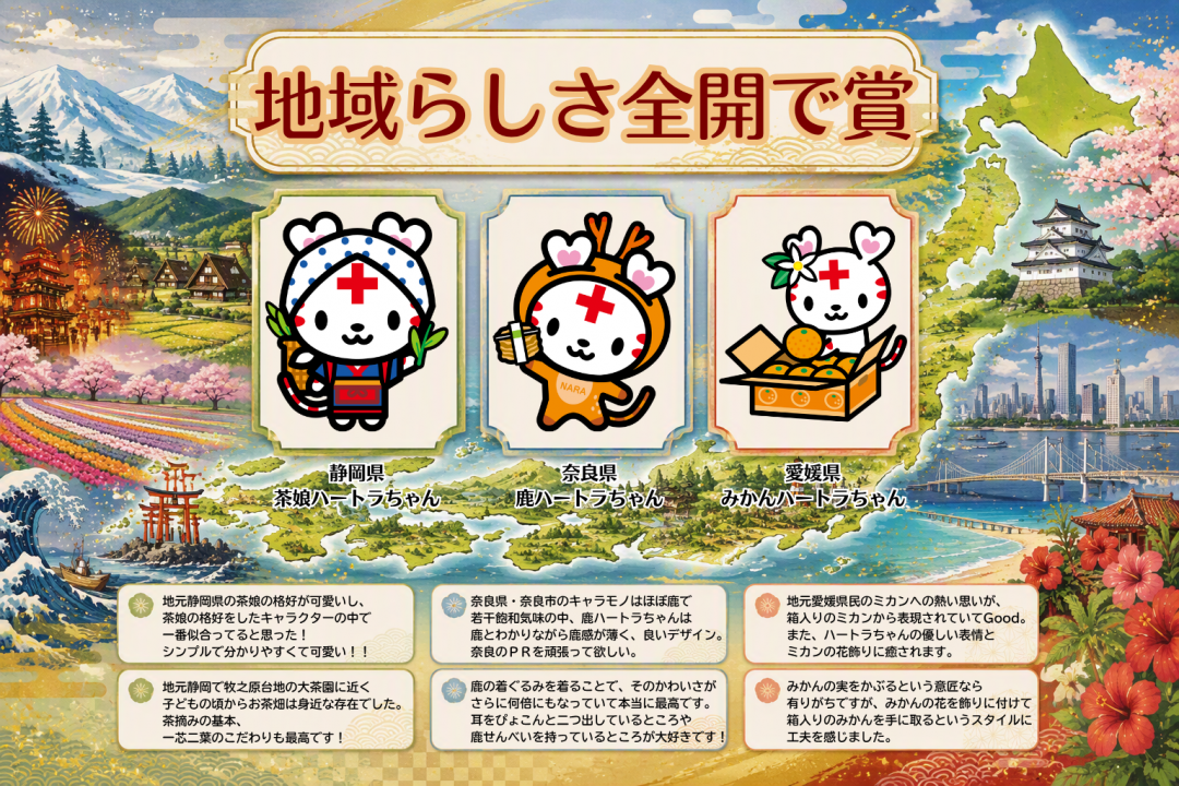 地域らしさ全開で賞