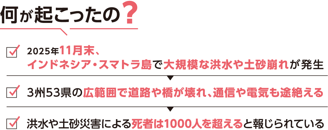 何が起こったの?