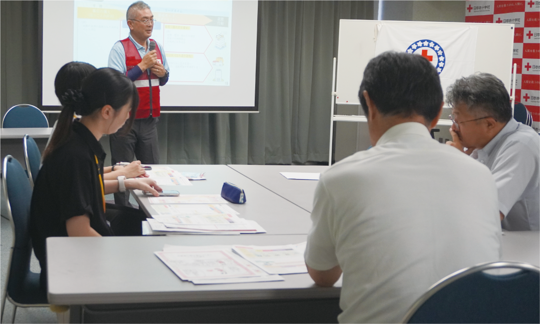 静岡県 「大雨・台風の避難スイッチ」をテーマにした研修会の様子