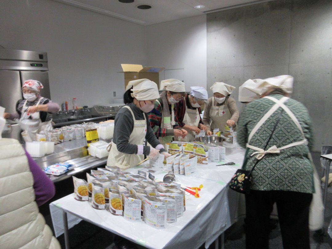 炊き出し訓練②（札幌市）