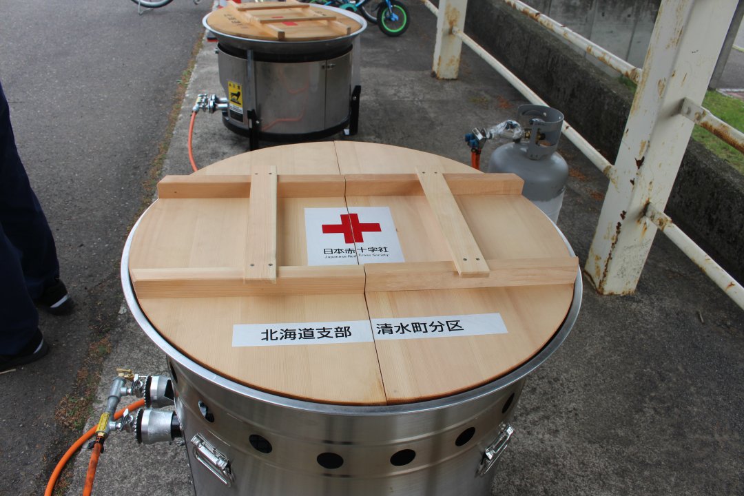 災害用炊き出し釜