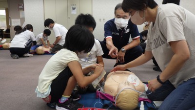 親子で救急法⑨