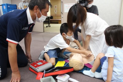 親子で救急法⑦
