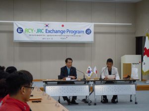 支社歓迎式団長挨拶