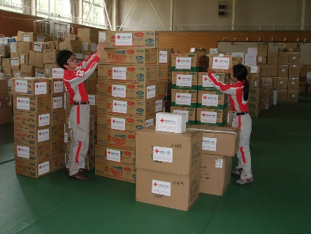 Summer amenity items to distribute to Fukushima