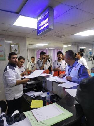 金曜日大量傷病者搬入時の救急外来