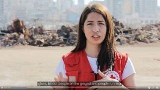 レバノン赤救急隊ボランティアの声1