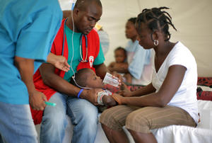 多くの幼い子どもたちもコレラに感染した