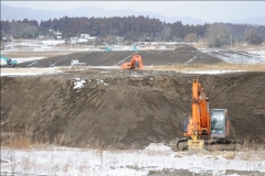 津波による浸水は町の面積の5分の１、約９平方キロメートルに及んだ。田んぼや畑など農地も大きな被害を受けました