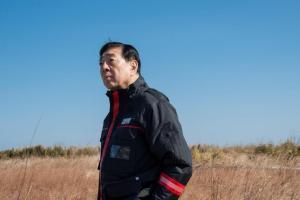 居住制限区域等になっている双葉郡浪江町に入り、同町の渡邉副町長から、被災当時の様子や現在の状況について説明を受けました