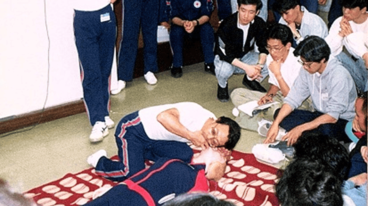 蘇生法講習と救急法が統合