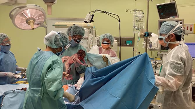 コロナ禍で生まれる命を守る