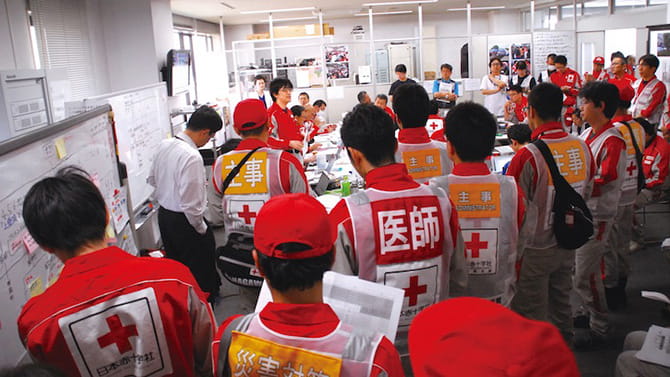 発災時、すぐにチームを派遣！　日赤救護班とは