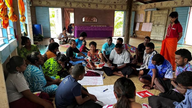 大洋州の気候変動対策　日赤の支援活動始まる