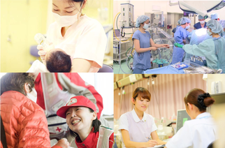 赤十字病院の看護職員イメージ