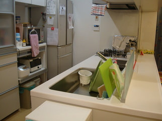 対面式のキッチン