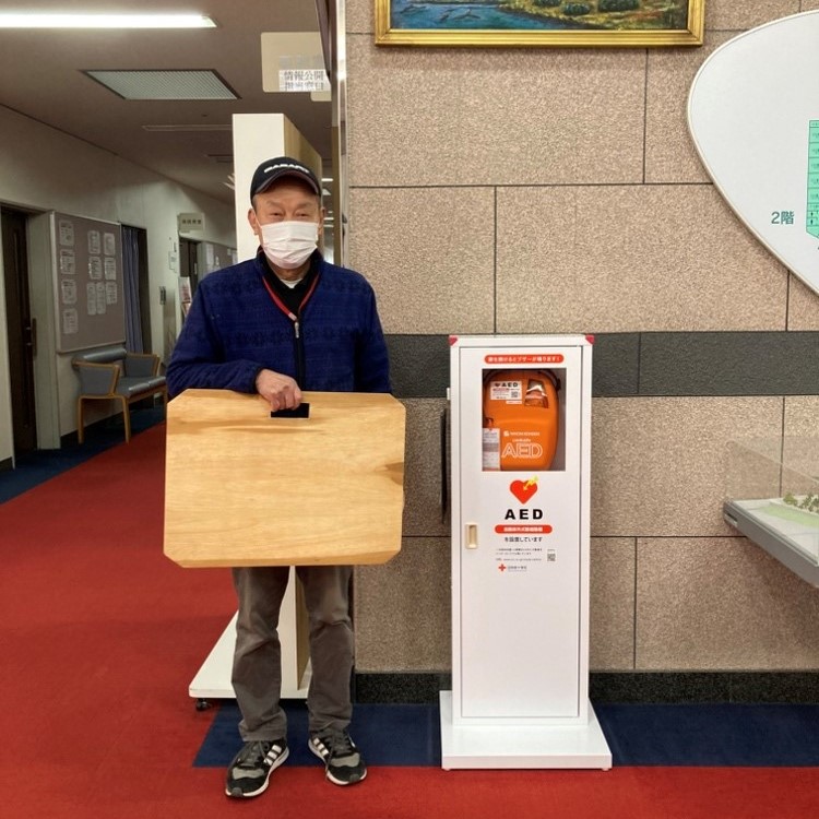 蘇生板を製作した職員