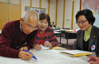 グループワークを行う参加者