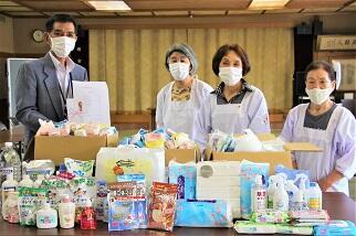 あわら市赤十字奉仕団から社協寄贈