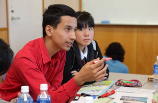 国際交流集会に参加した高校生1